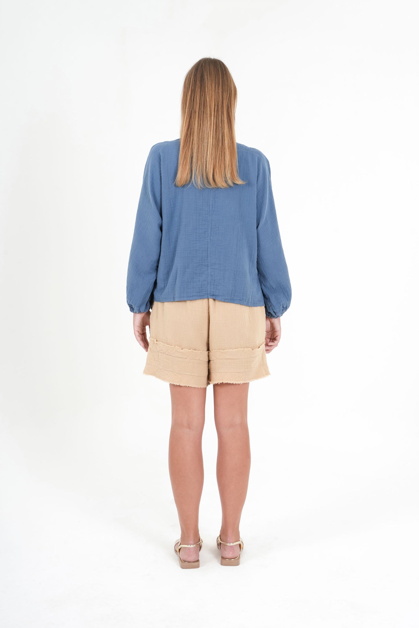 Indigo Blouse And Short