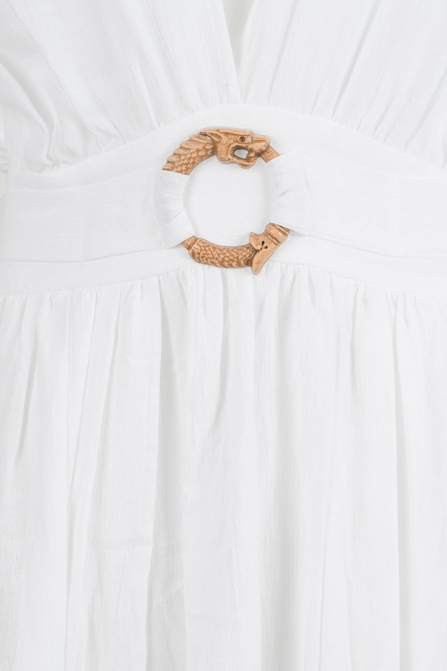 Alaya Deep V-Neck Dress