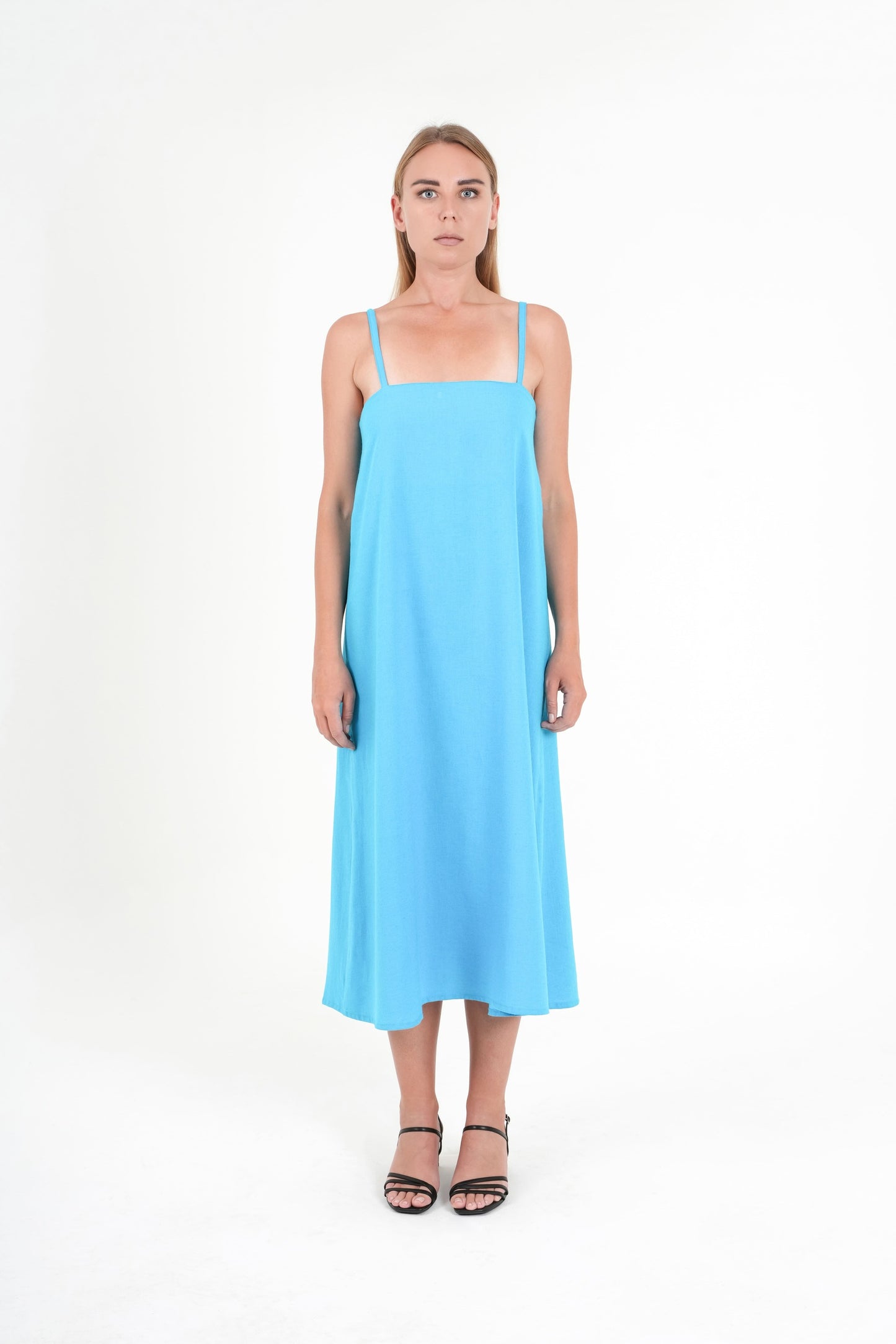 Silence Linen Slip Dress