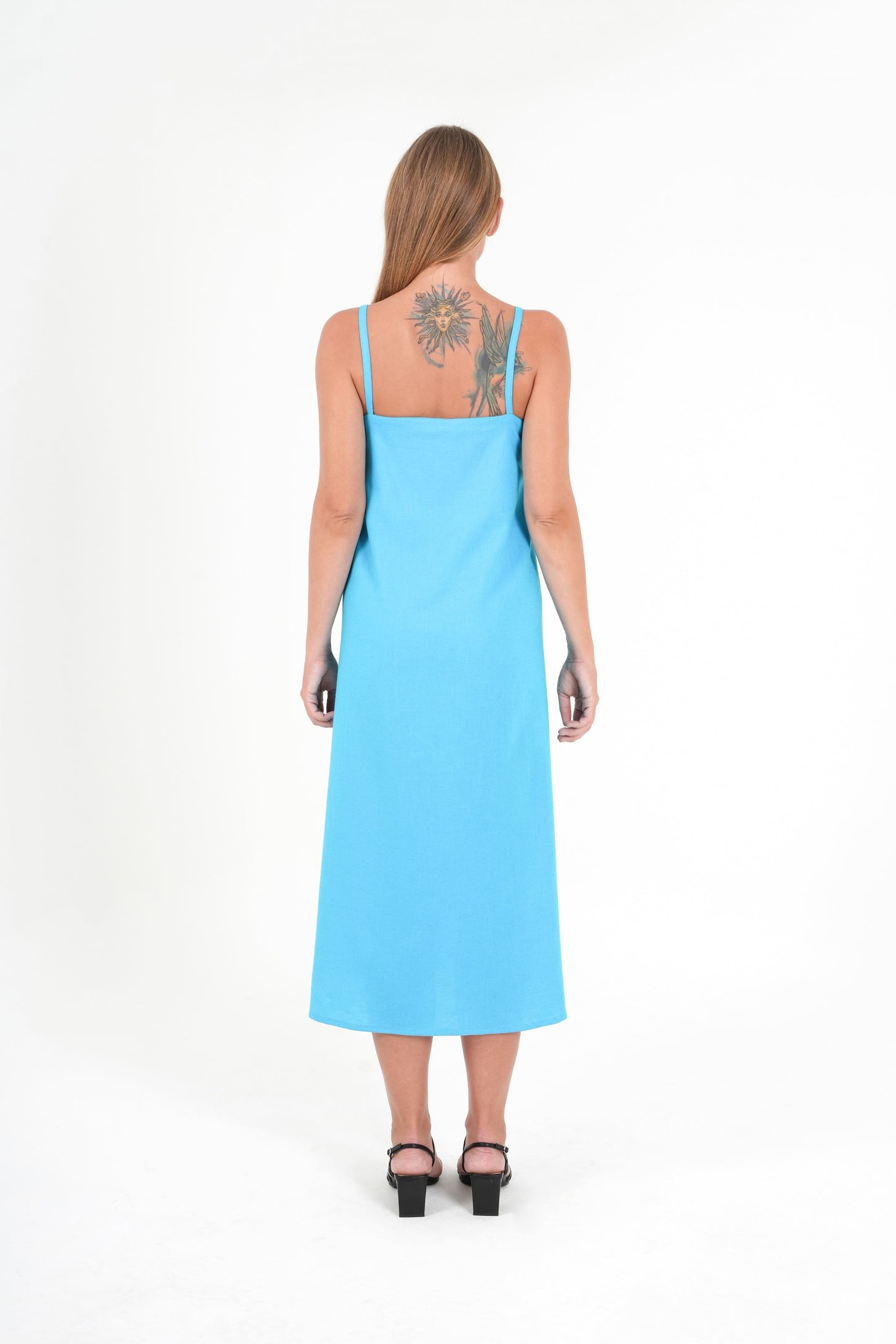 Silence Linen Slip Dress