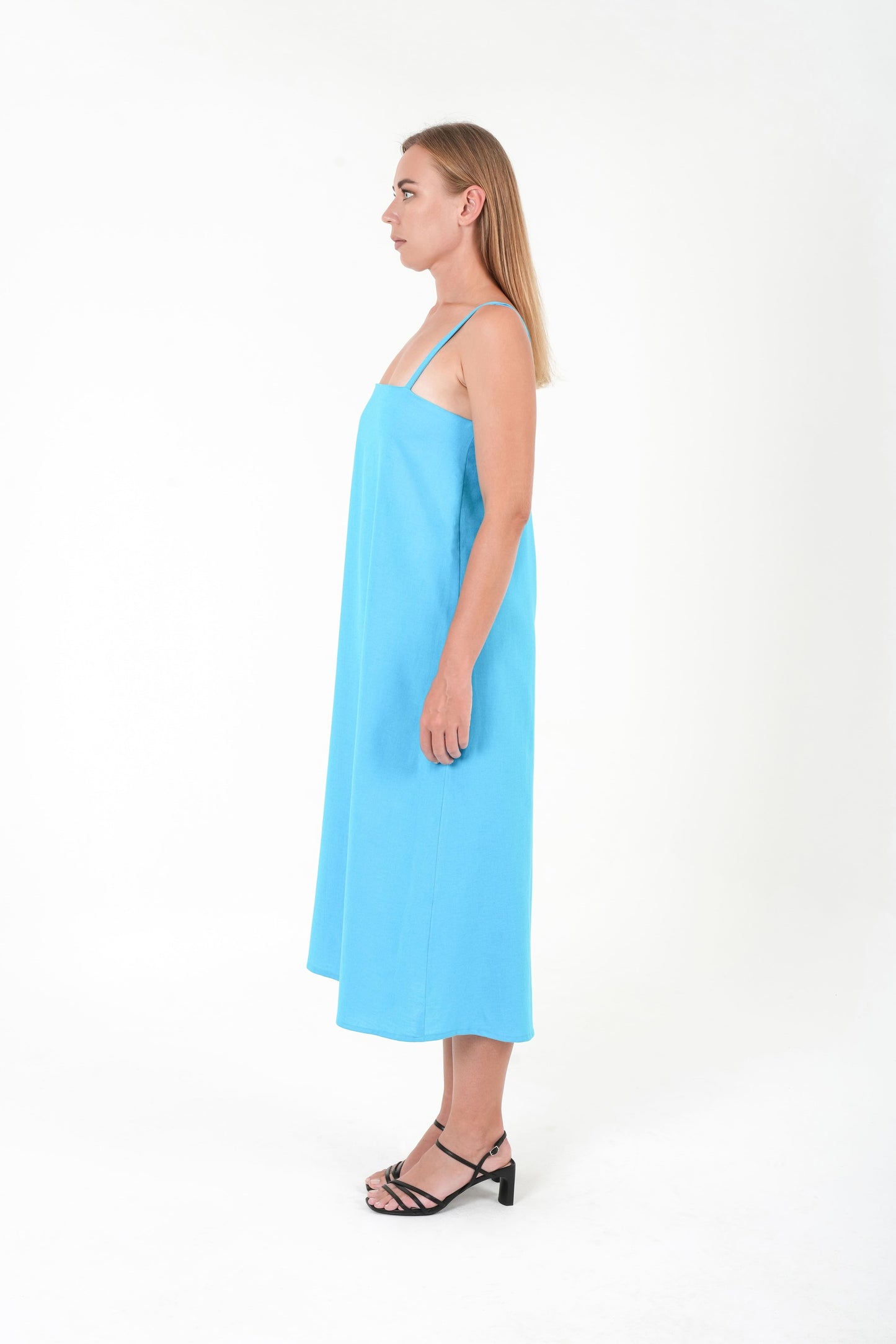 Silence Linen Slip Dress