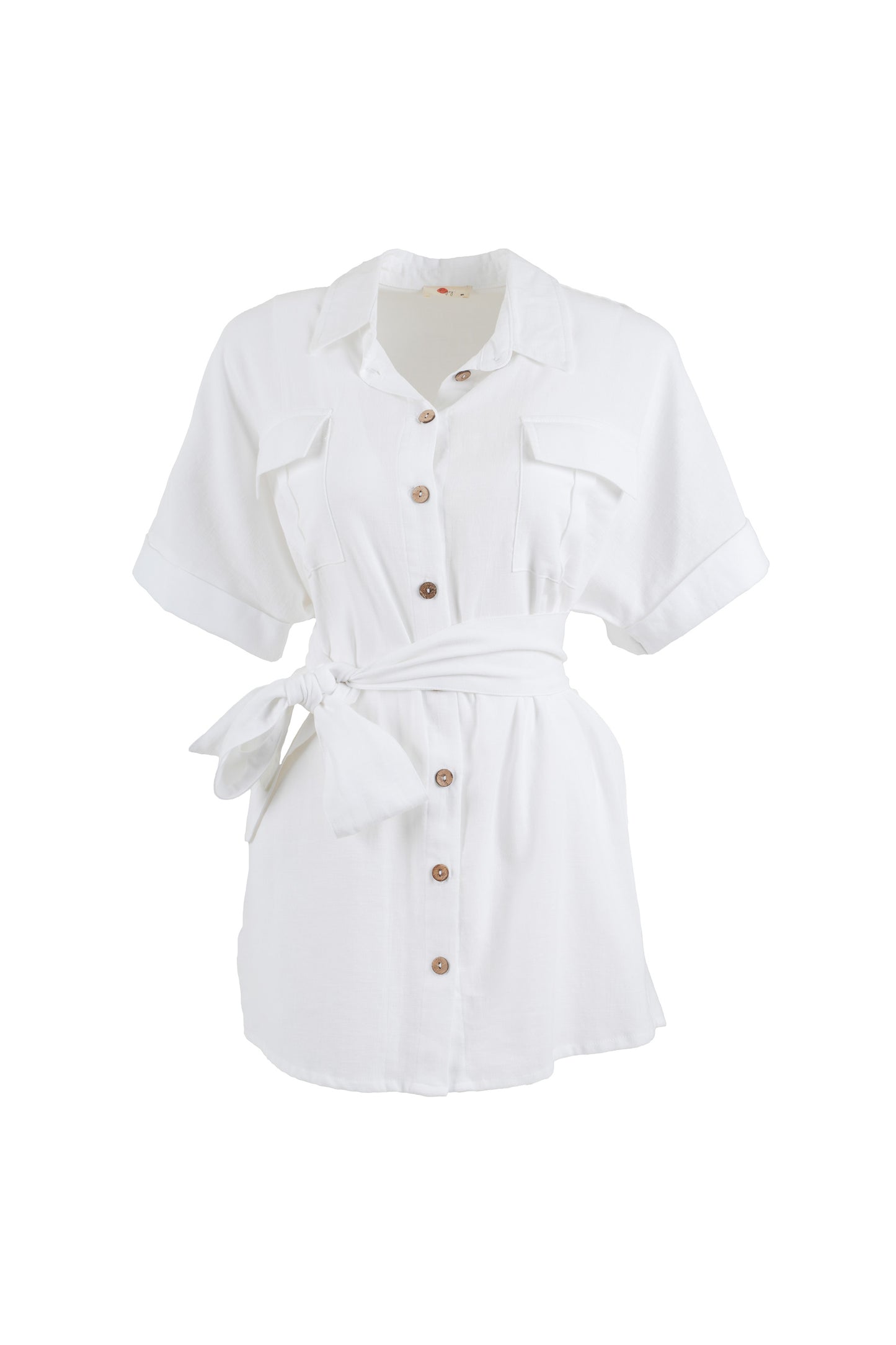 Women's White Shirt Dress