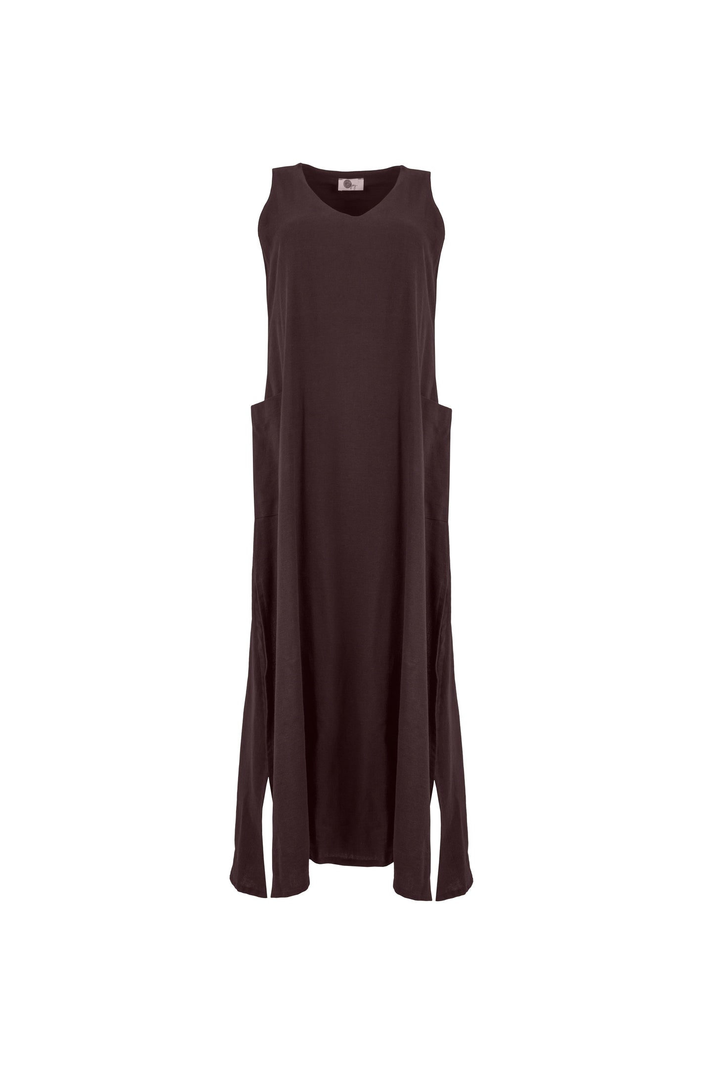 Bitter Pocket Maxi Dress - Brown