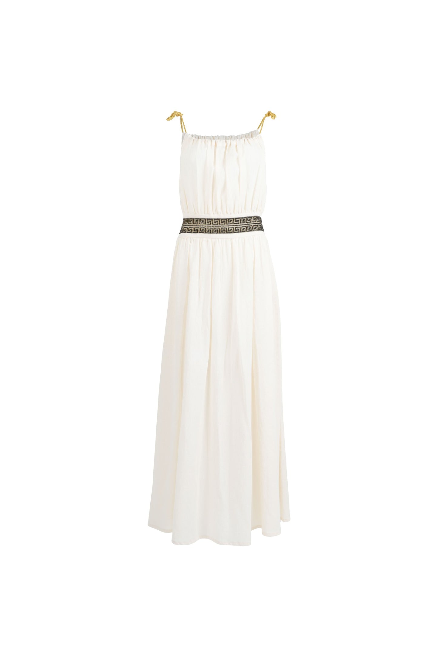 Meandros Dress White