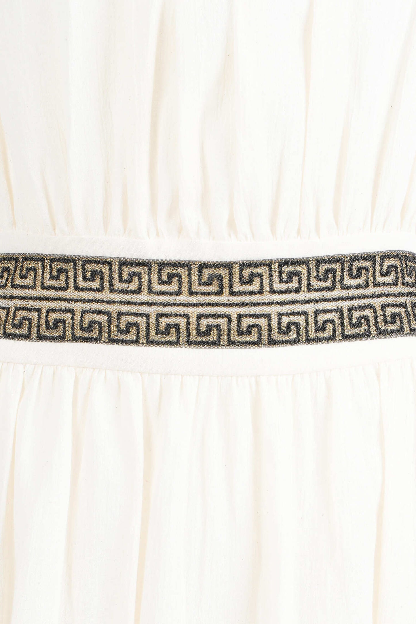 Meandros Dress White