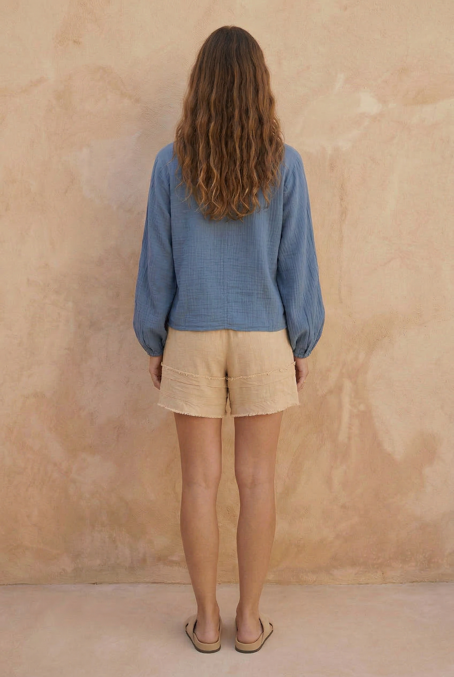 Indigo Blouse And Short