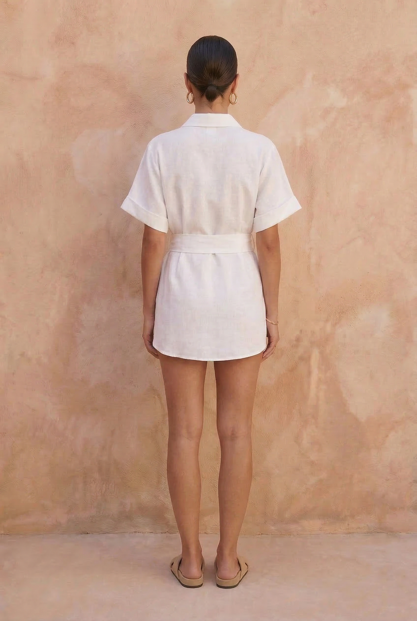 Women's White Shirt Dress