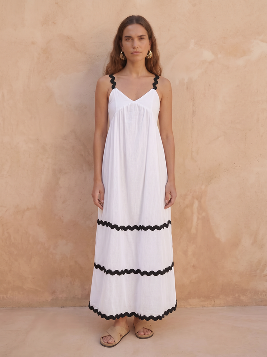 Aria Dress White