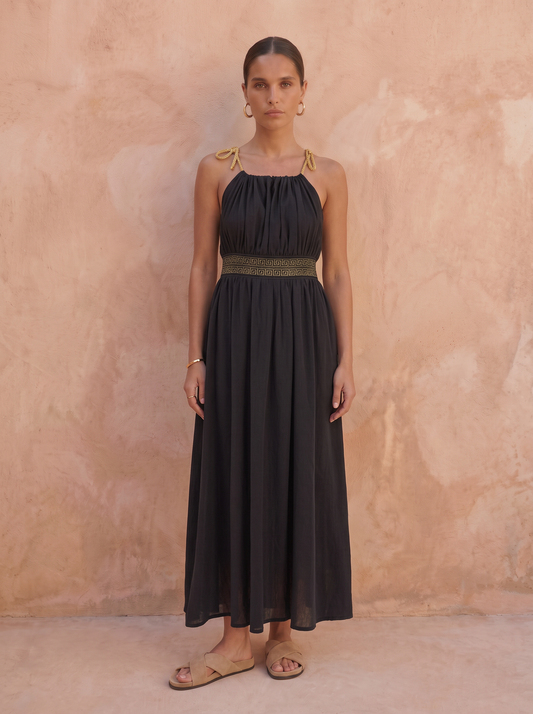 Meandros Dress - Black